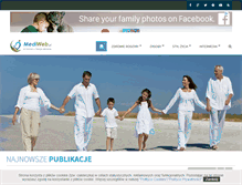Tablet Screenshot of mediweb.pl